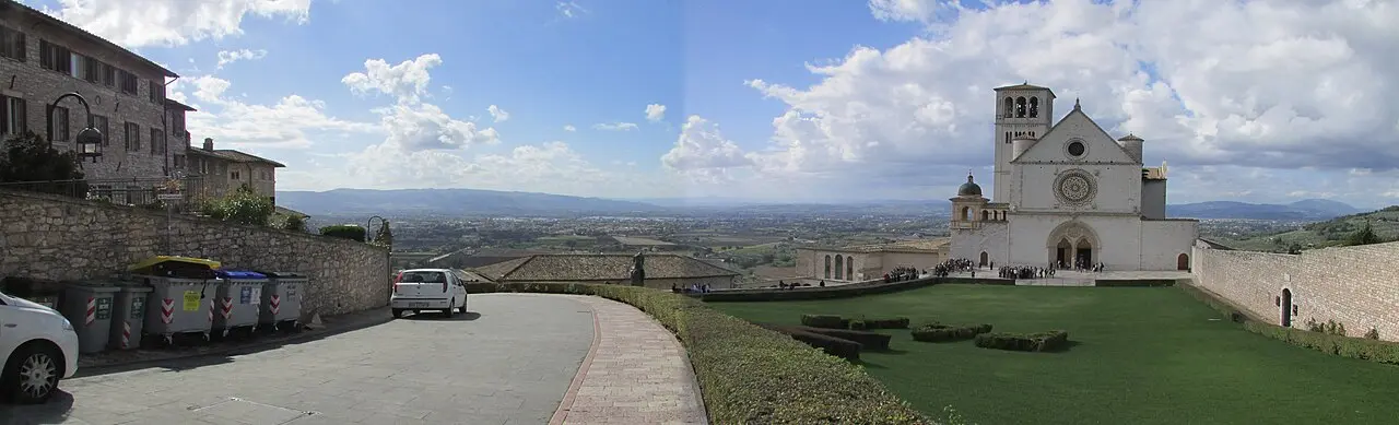 Basilica of Saint Francis in Assisi during a private pilgrimage journey