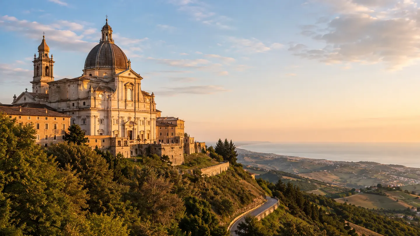 Original scenic recreation for a pilgrimage linking Loreto and Lanciano